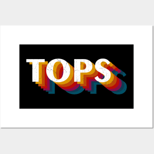 retro vintage TOPS Posters and Art